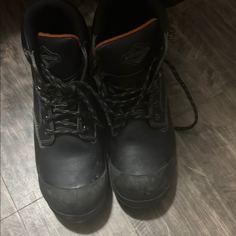Men's Black Steel toe Boots